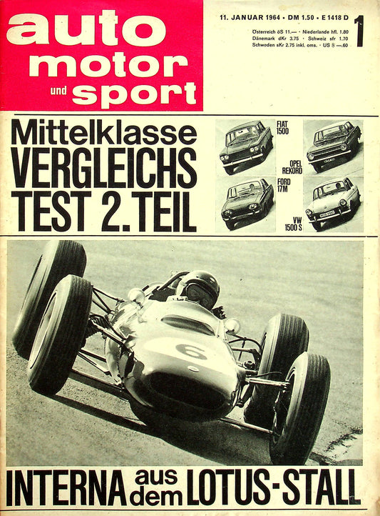 Auto Motor und Sport 01/1964