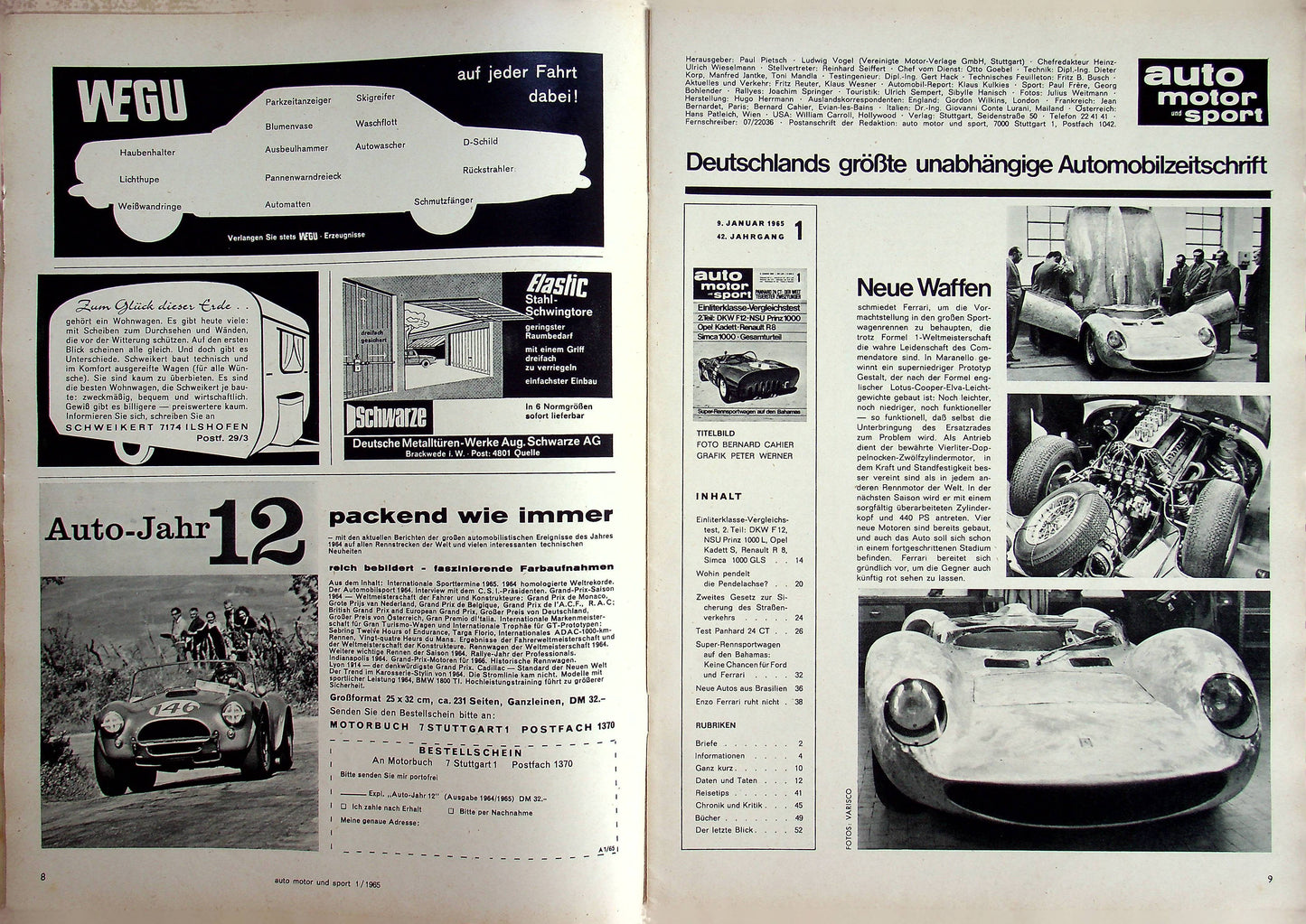 Auto Motor und Sport 01/1965