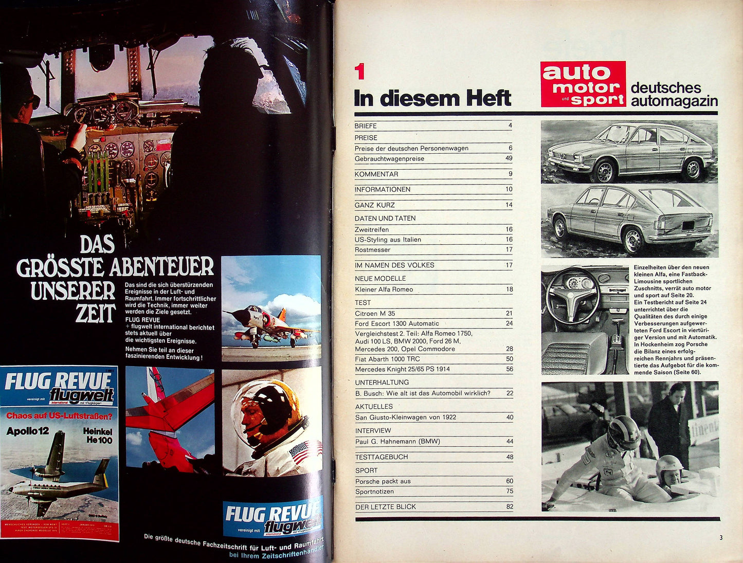 Auto Motor und Sport 01/1970