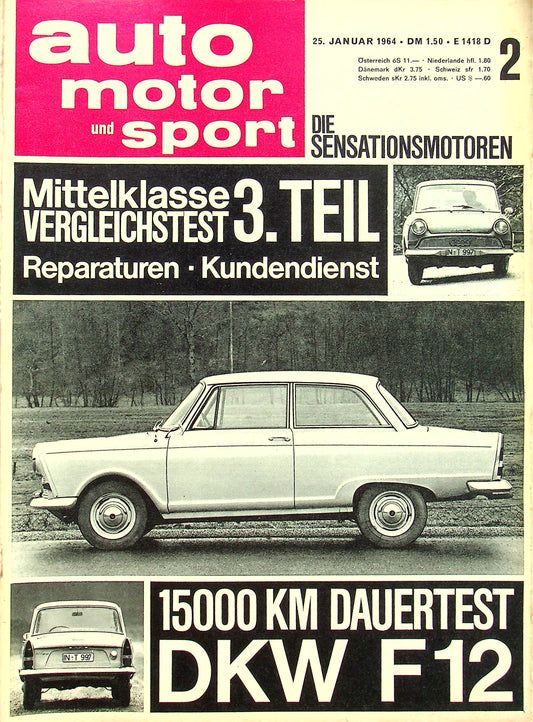 Auto Motor und Sport 02/1964