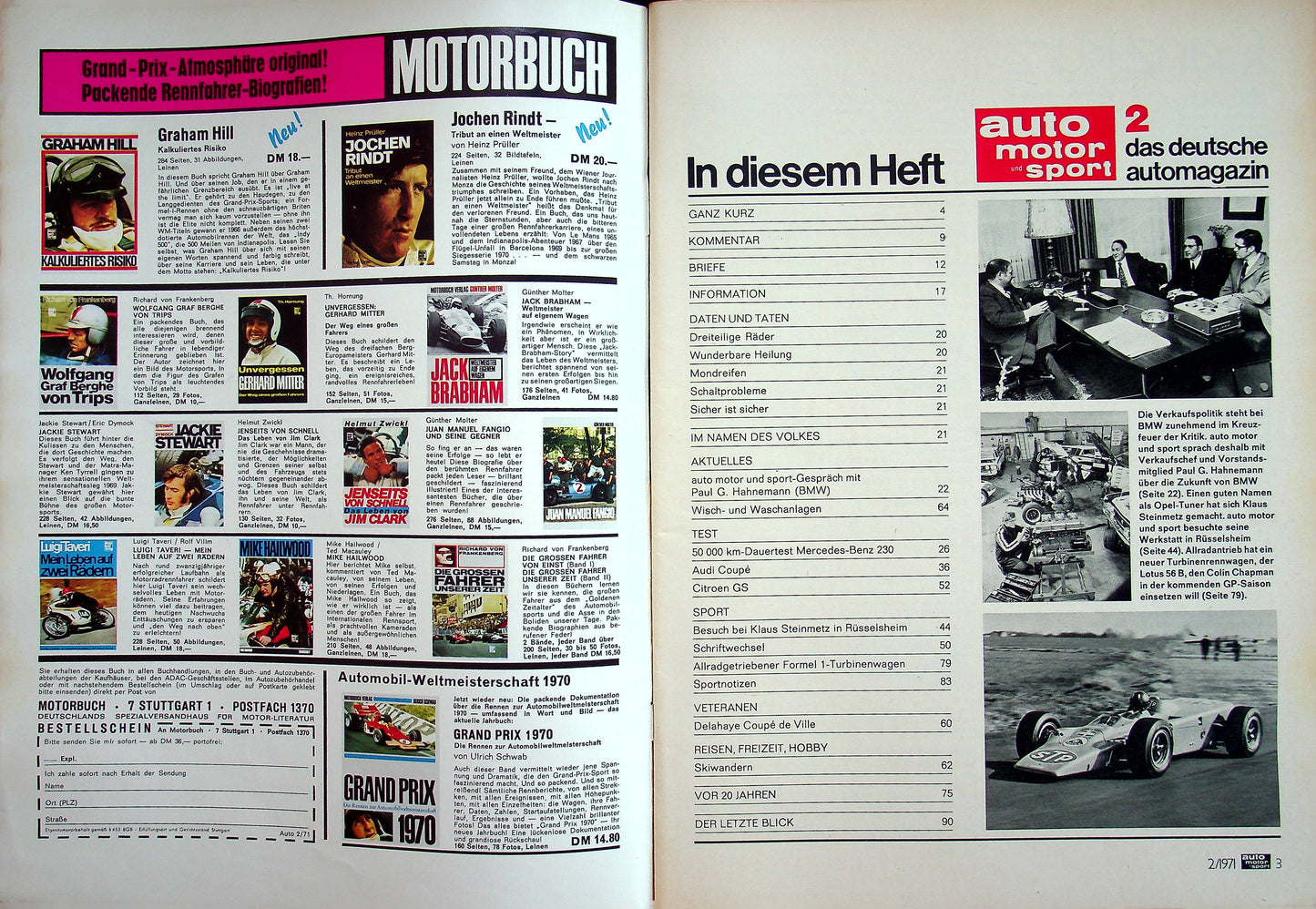 Auto Motor und Sport 02/1971