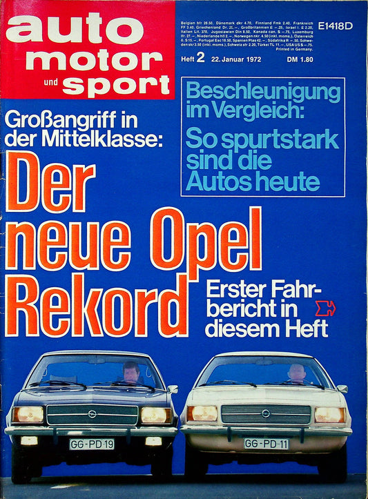 Auto Motor und Sport 02/1972