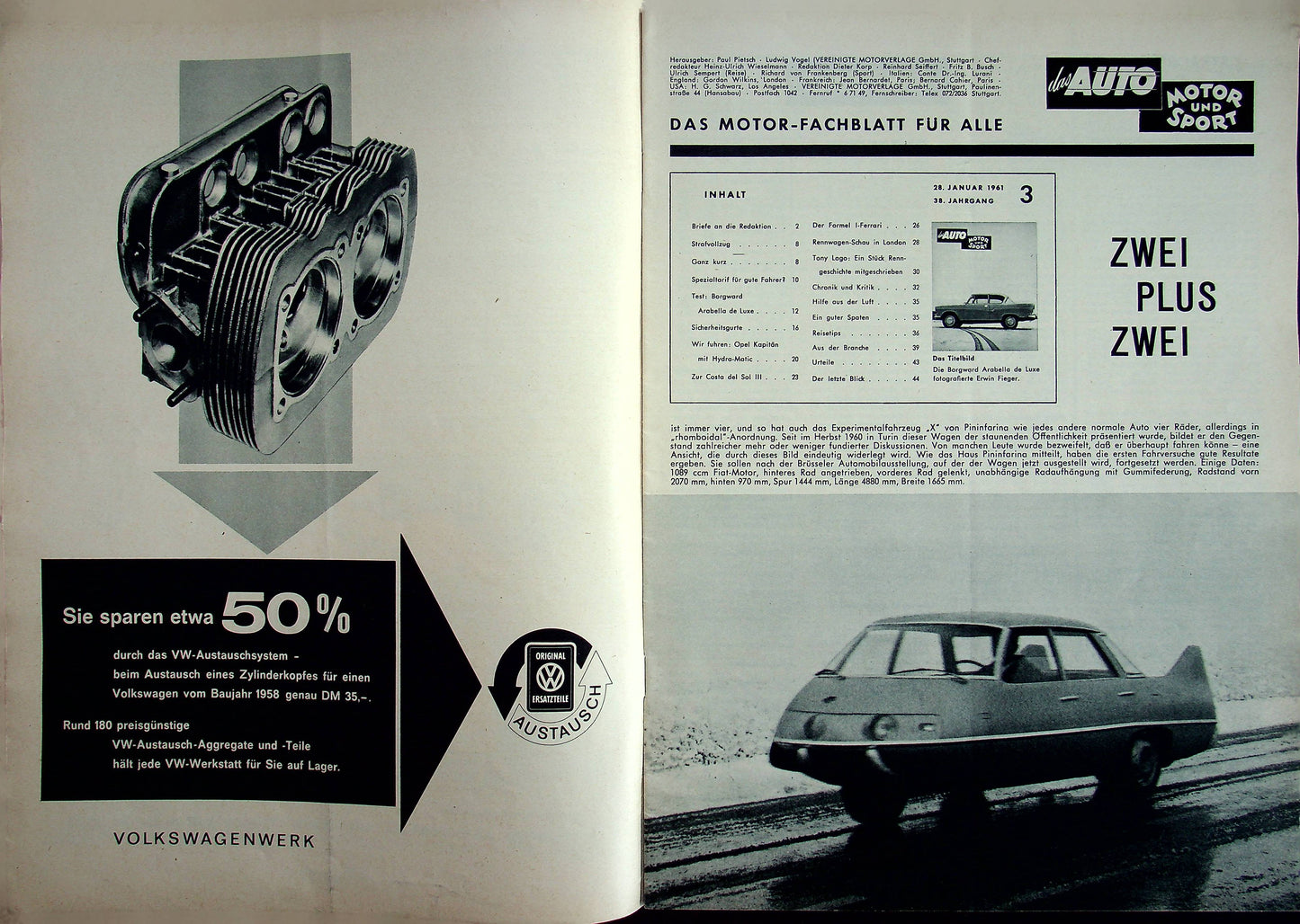 Auto Motor und Sport 03/1961