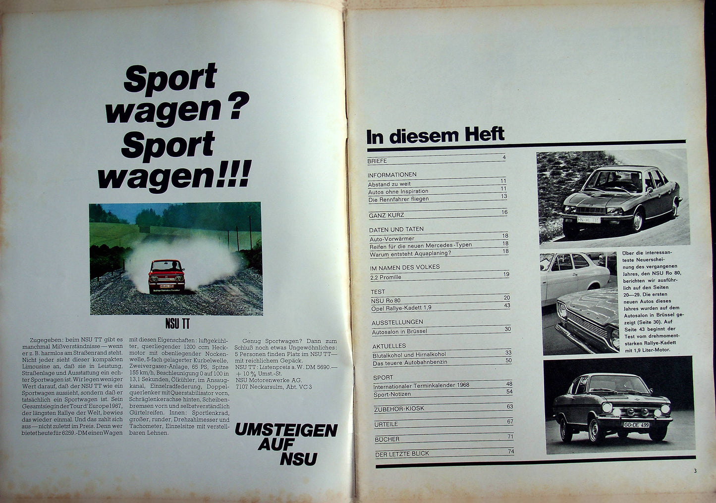 Auto Motor und Sport 03/1968