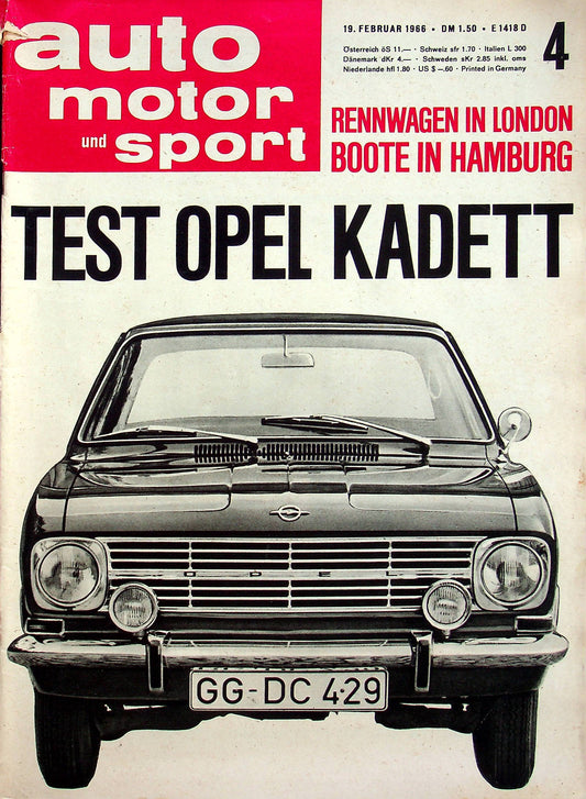 Auto Motor und Sport 04/1966