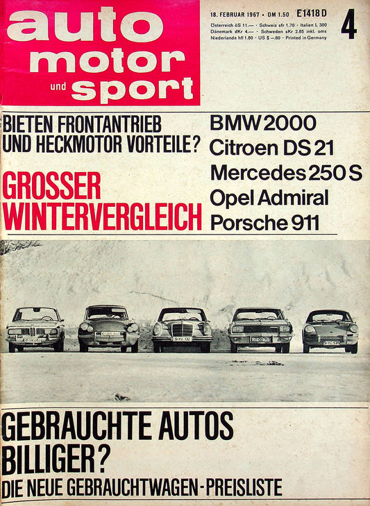 Auto Motor und Sport 04/1967