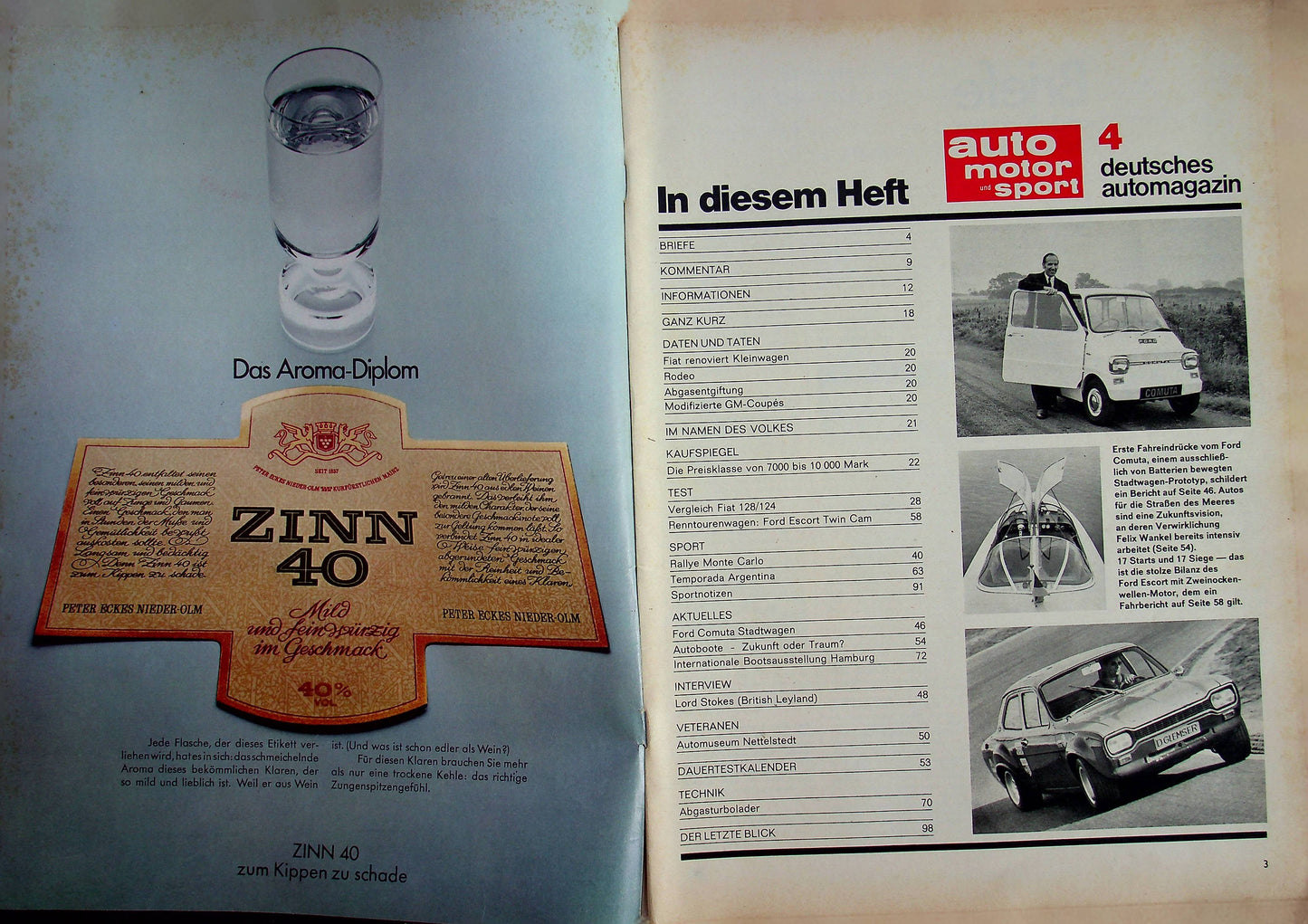 Auto Motor und Sport 04/1970