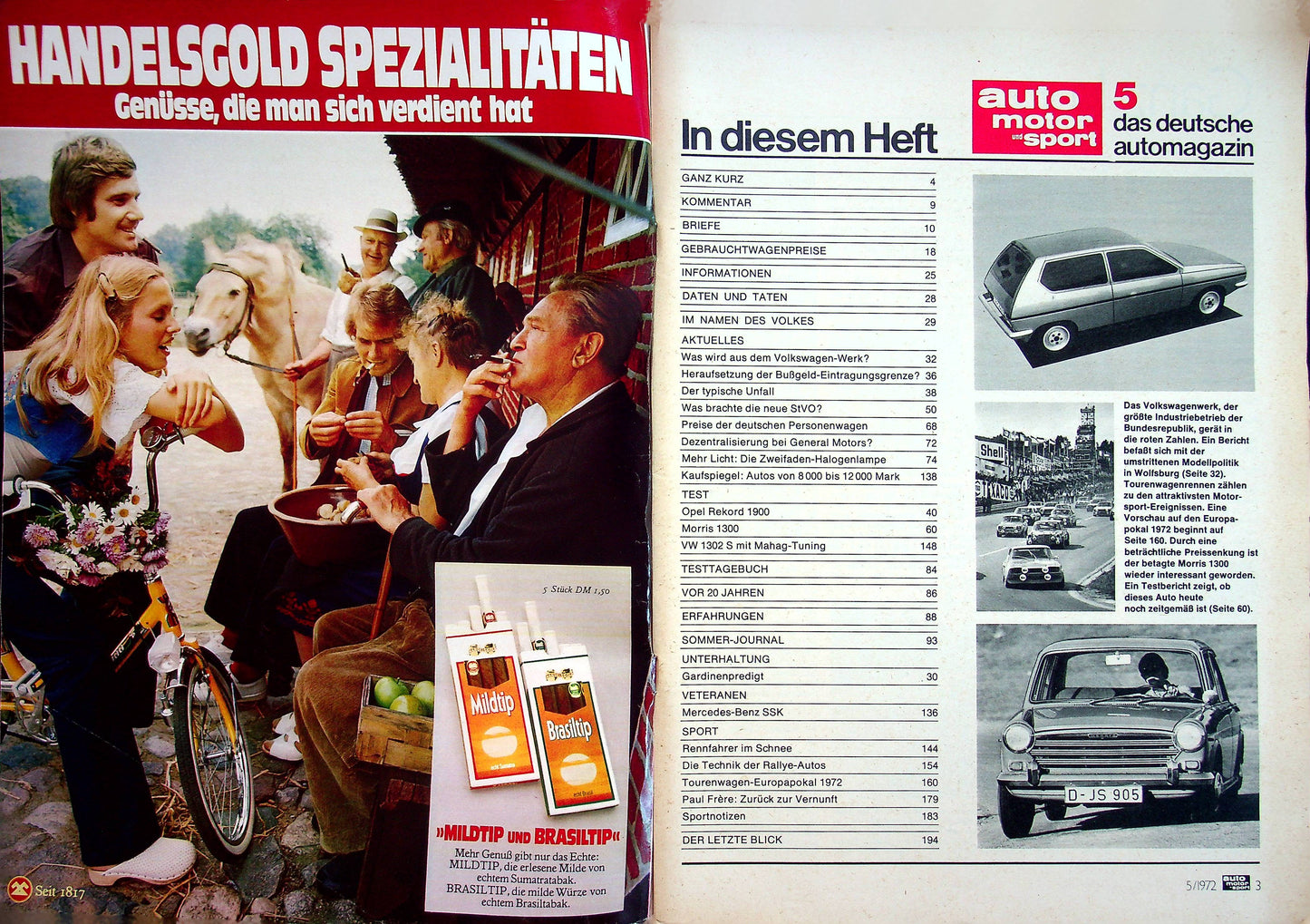 Auto Motor und Sport 05/1972