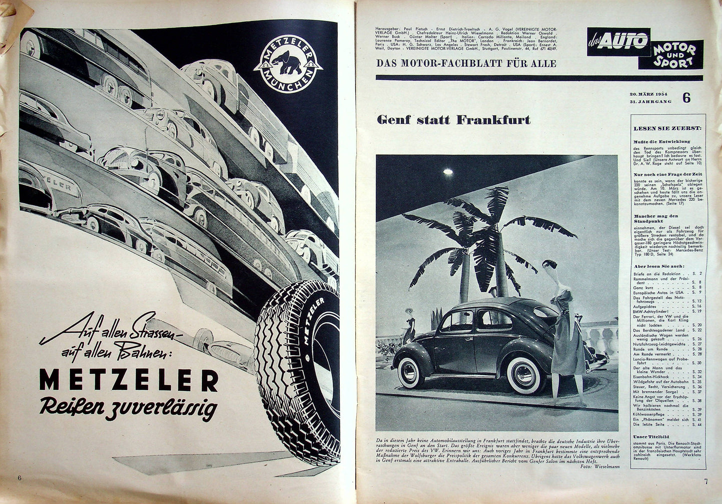 Auto Motor und Sport 06/1954