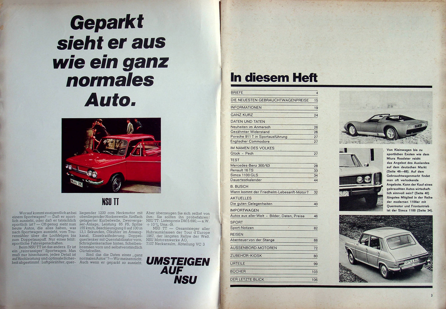 Auto Motor und Sport 06/1968
