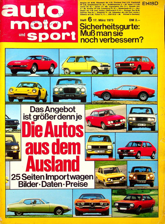 Auto Motor und Sport 06/1973