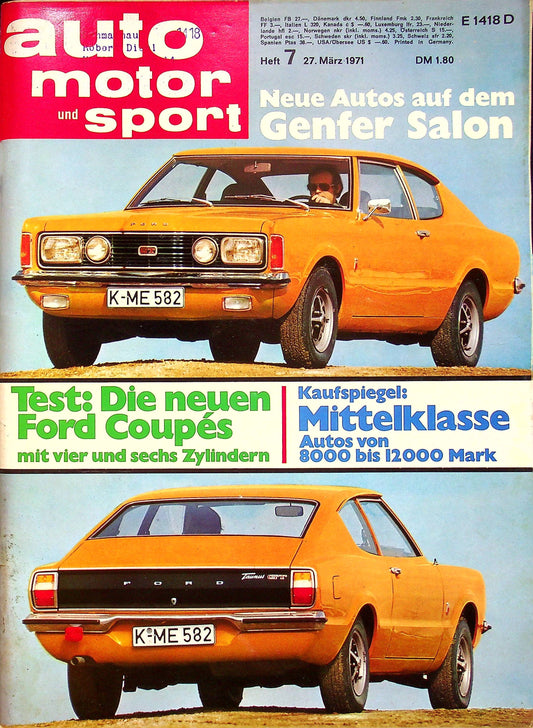 Auto Motor und Sport 07/1971