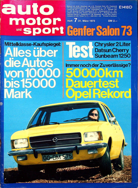 Auto Motor und Sport 07/1973