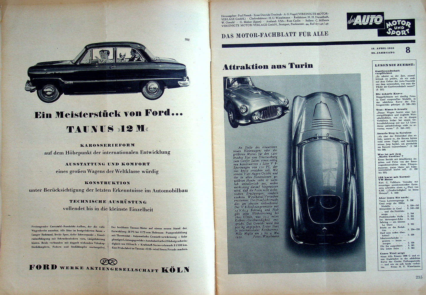 Auto Motor und Sport 08/1952