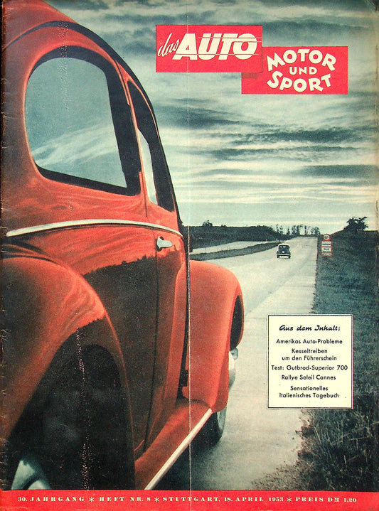 Auto Motor und Sport 08/1953
