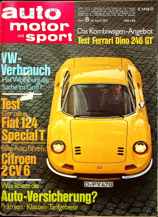 Auto Motor und Sport 08/1971