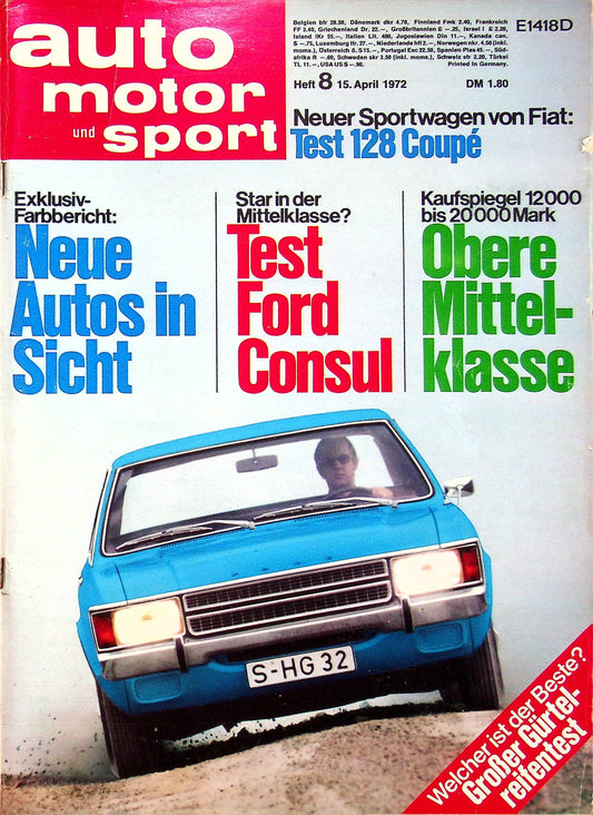 Auto Motor und Sport 08/1972