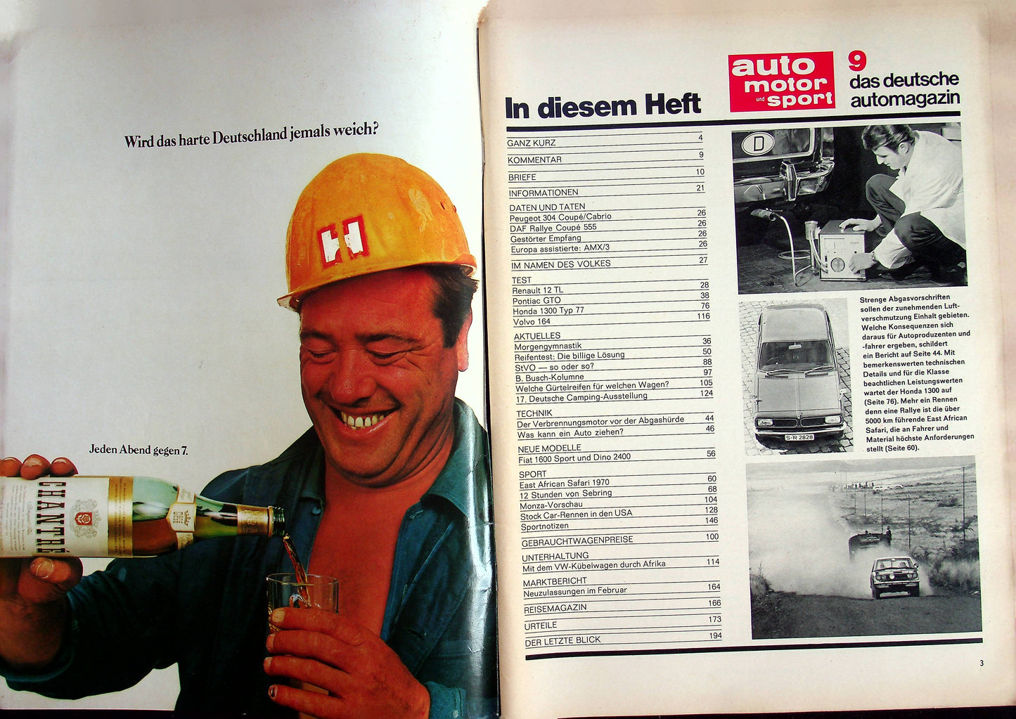 Auto Motor und Sport 09/1970