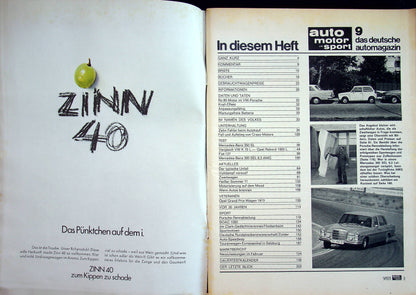 Auto Motor und Sport 09/1971