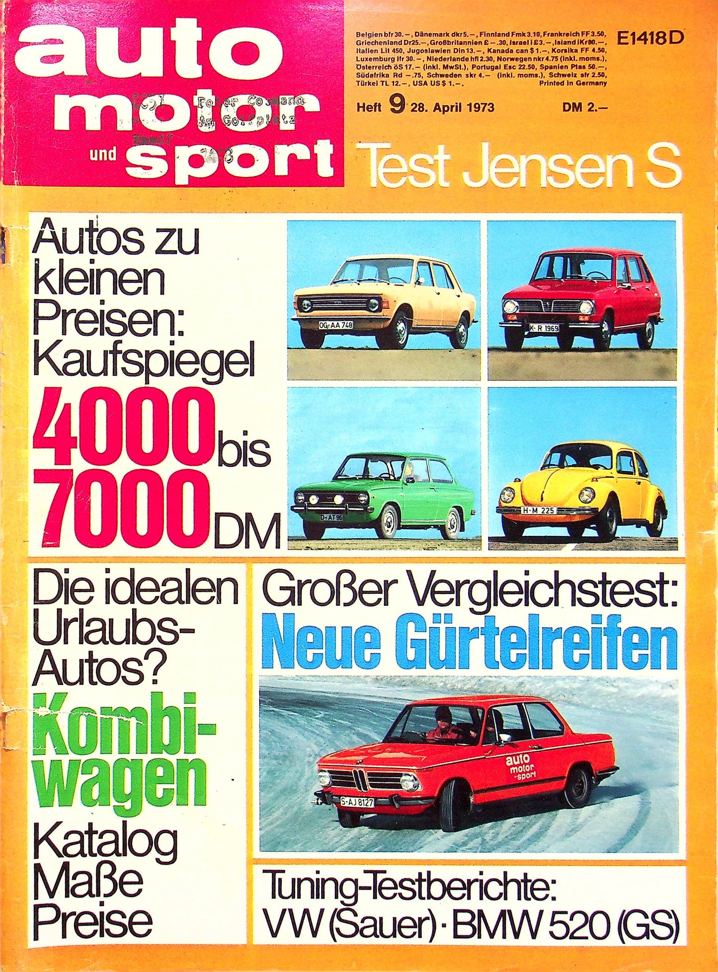 Auto Motor und Sport 09/1973