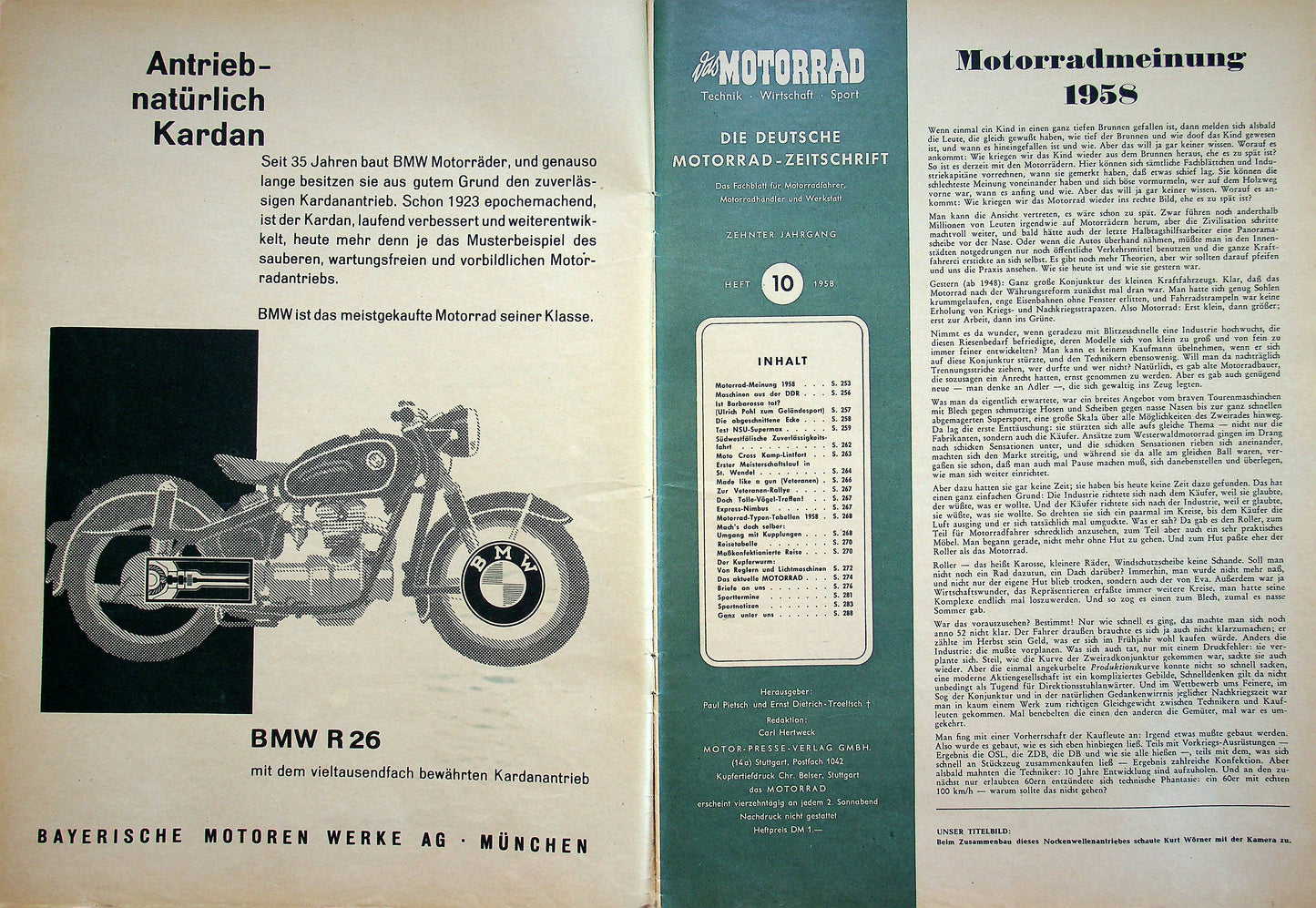 Motorrad 10/1958