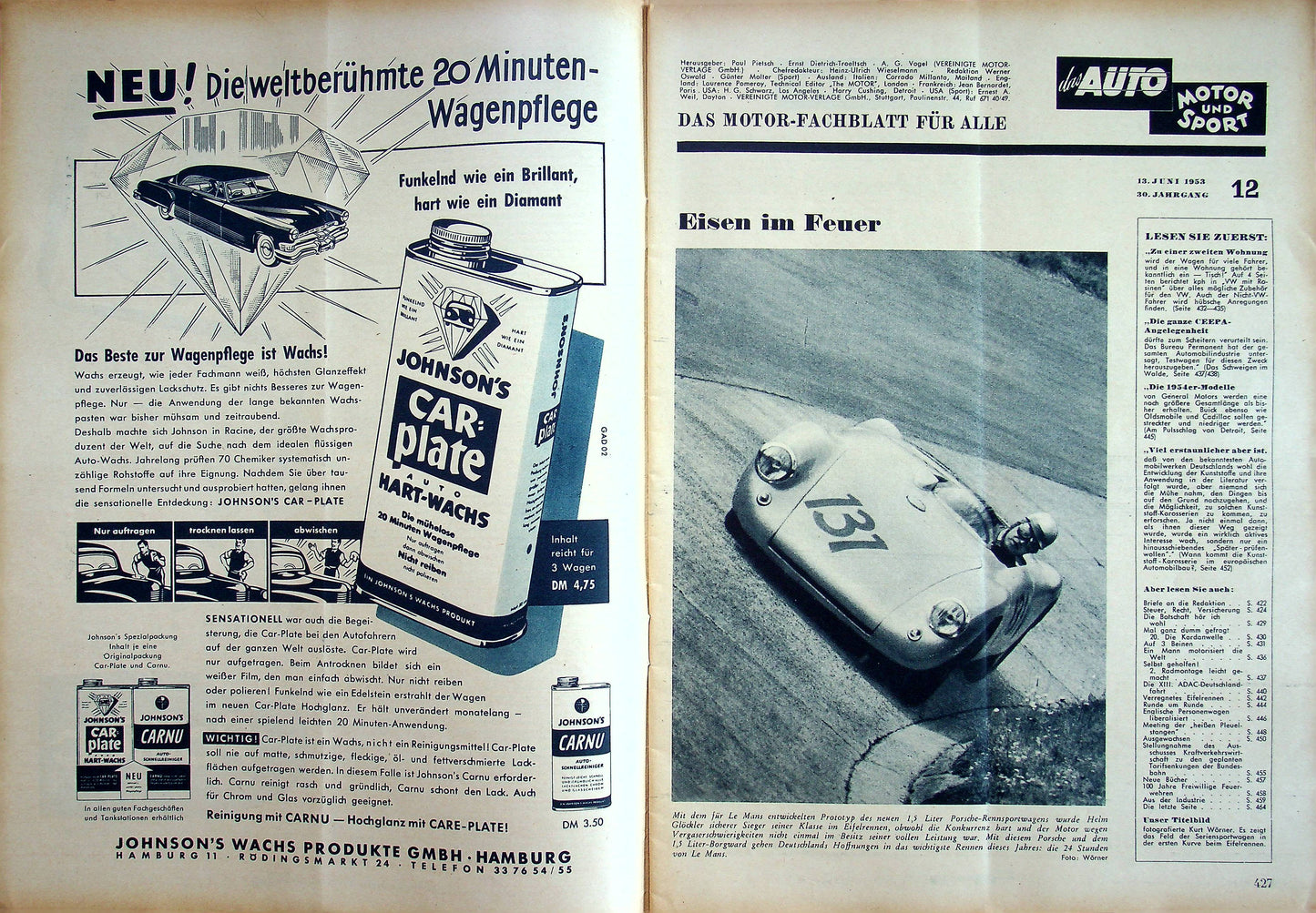 Auto Motor und Sport 12/1953
