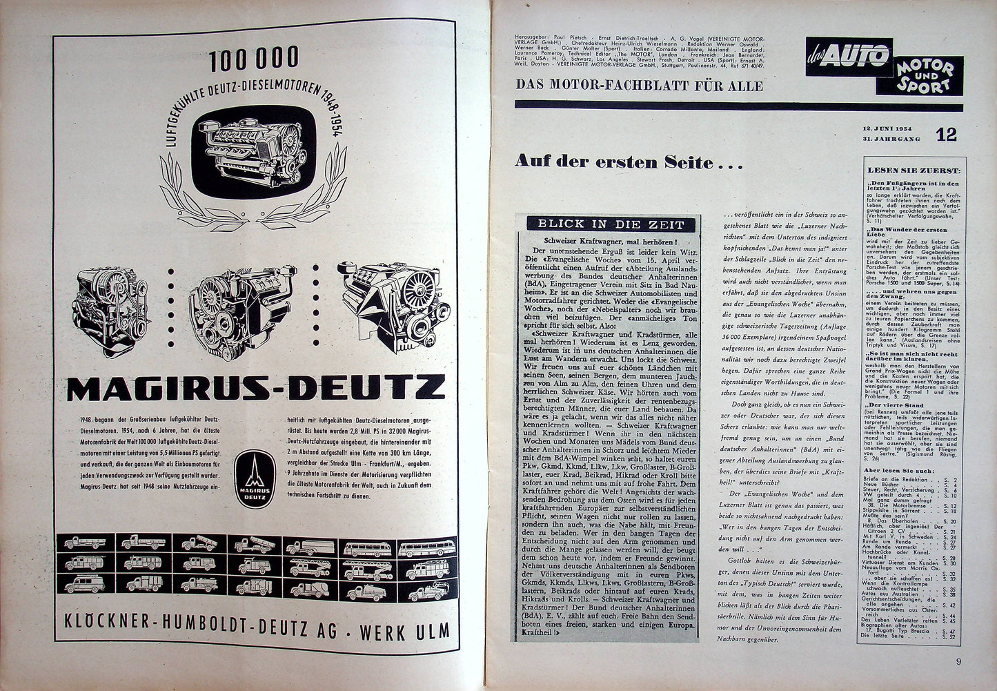 Auto Motor und Sport 12/1954