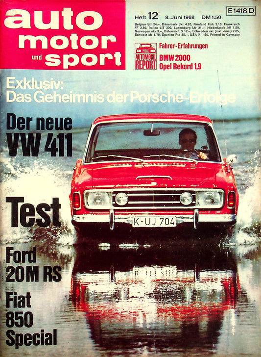 Auto Motor und Sport 12/1968