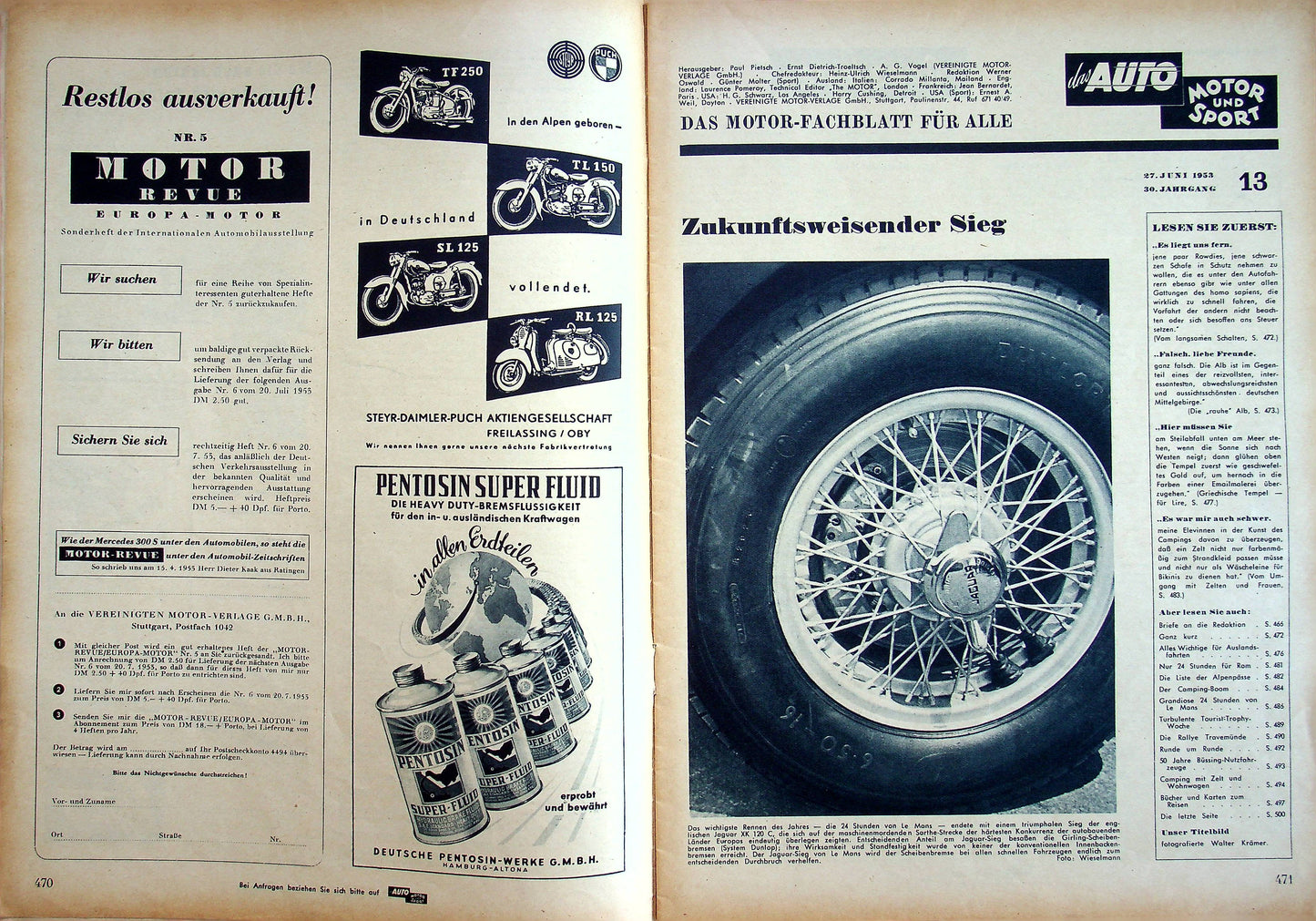 Auto Motor und Sport 13/1953