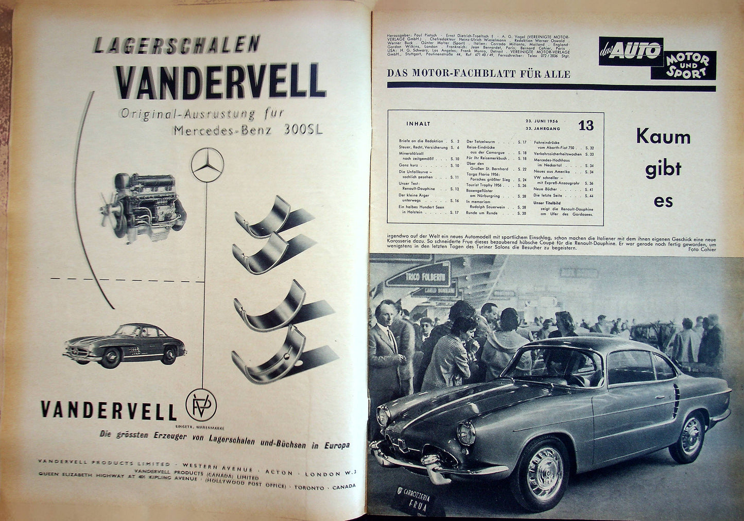 Auto Motor und Sport 13/1956