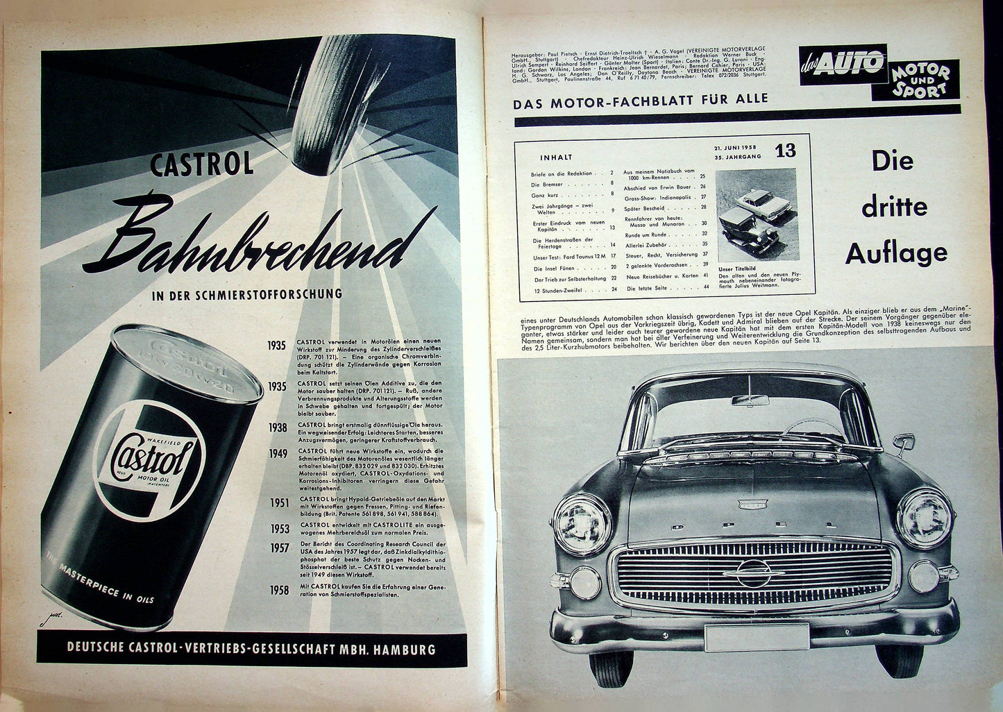 Auto Motor und Sport 13/1958