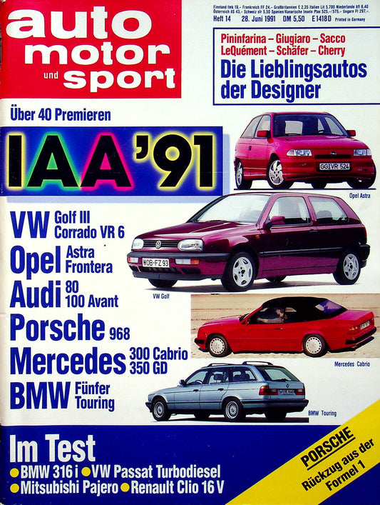 Auto Motor und Sport 14/1991