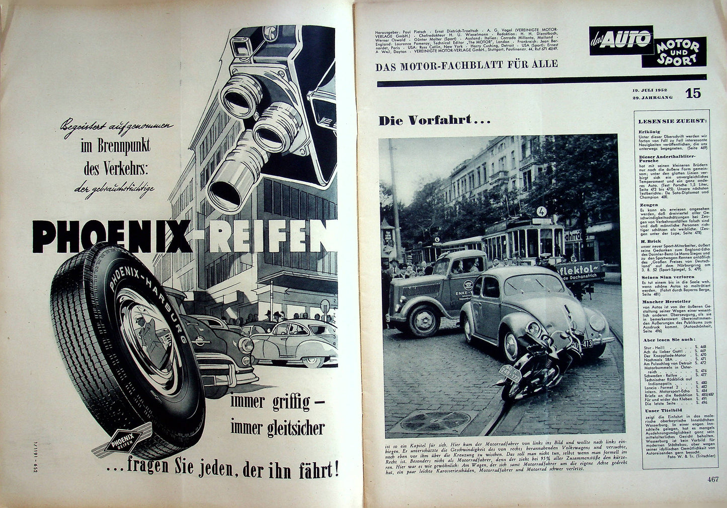 Auto Motor und Sport 15/1952
