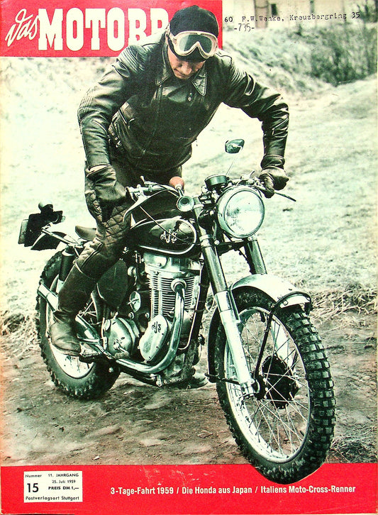 Motorrad 15/1959