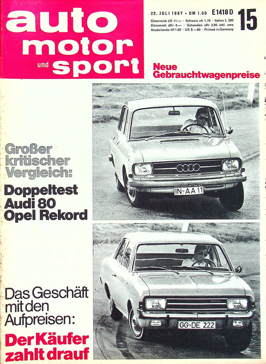 Auto Motor und Sport 15/1967