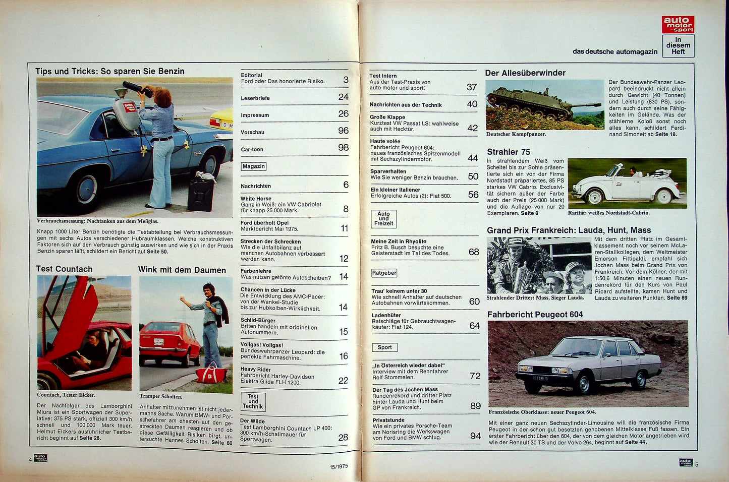 Auto Motor und Sport 15/1975