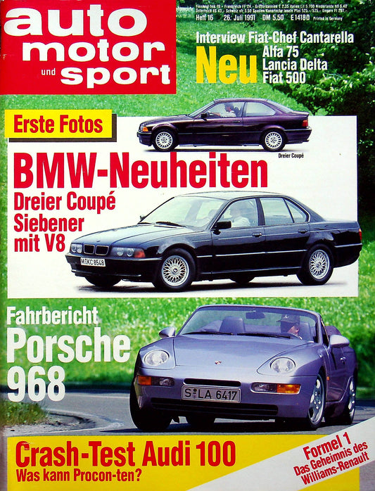 Auto Motor und Sport 16/1991