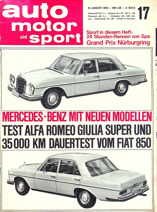 Auto Motor und Sport 17/1965