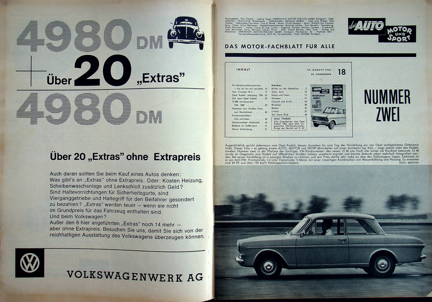 Auto Motor und Sport 18/1962