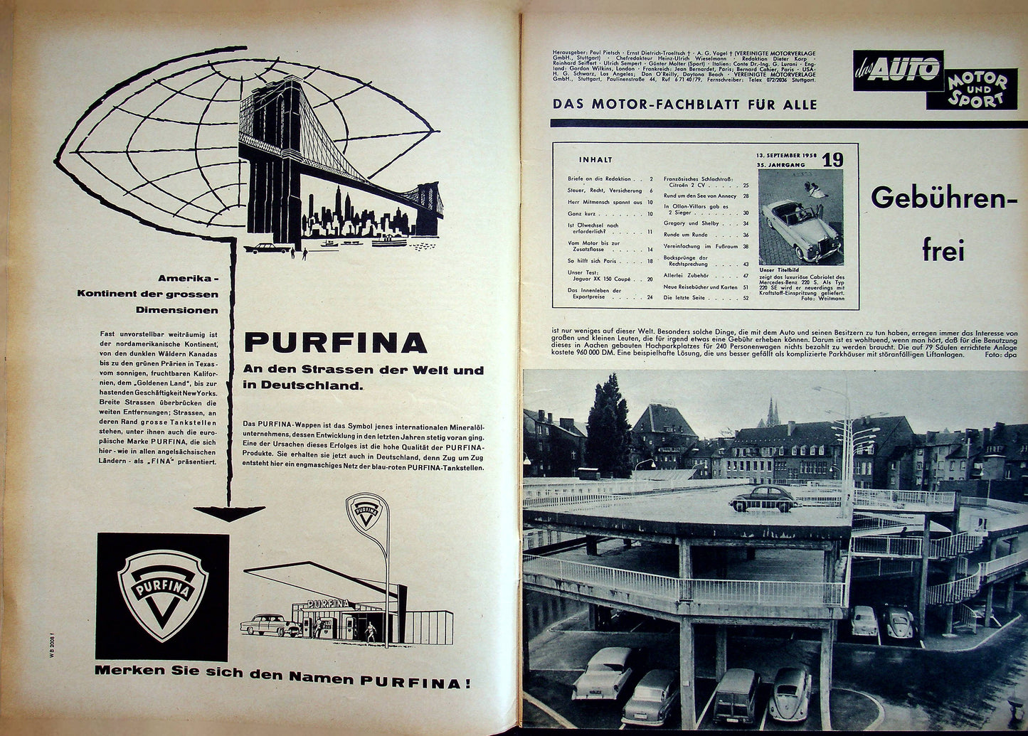 Auto Motor und Sport 19/1958