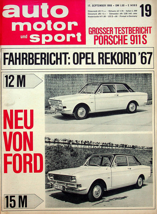 Auto Motor und Sport 19/1966