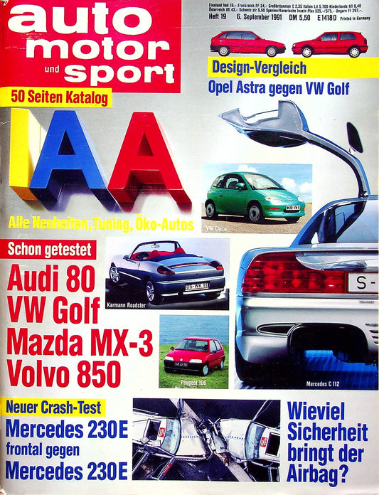 Auto Motor und Sport 19/1991