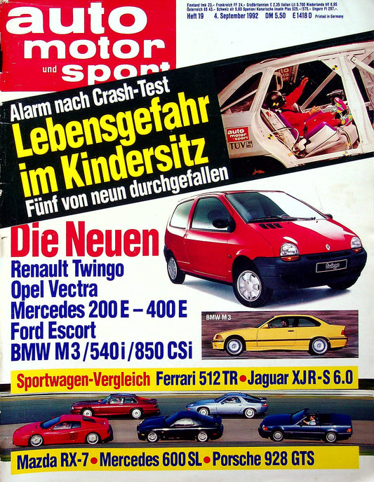 Auto Motor und Sport 19/1992