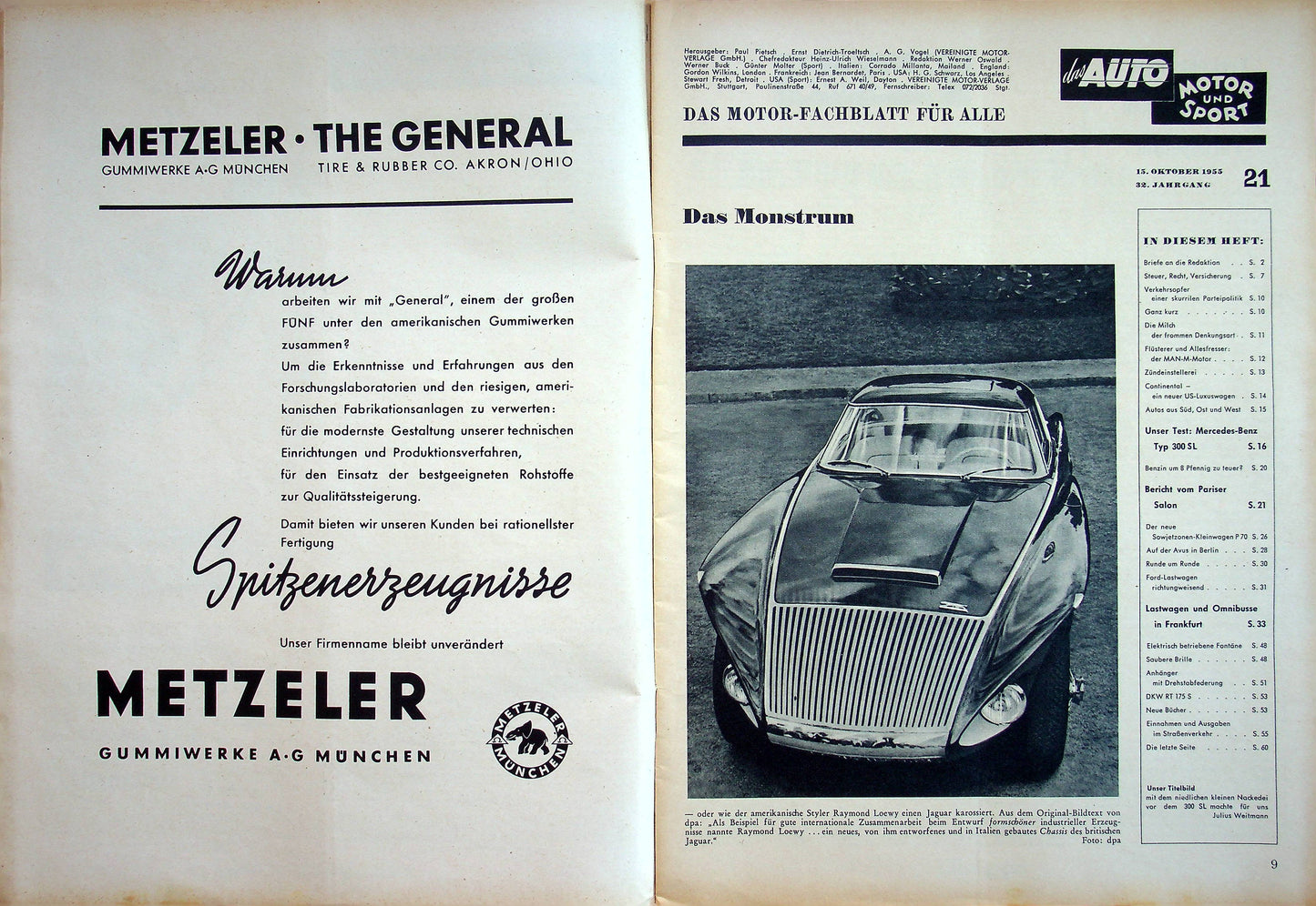 Auto Motor und Sport 21/1955