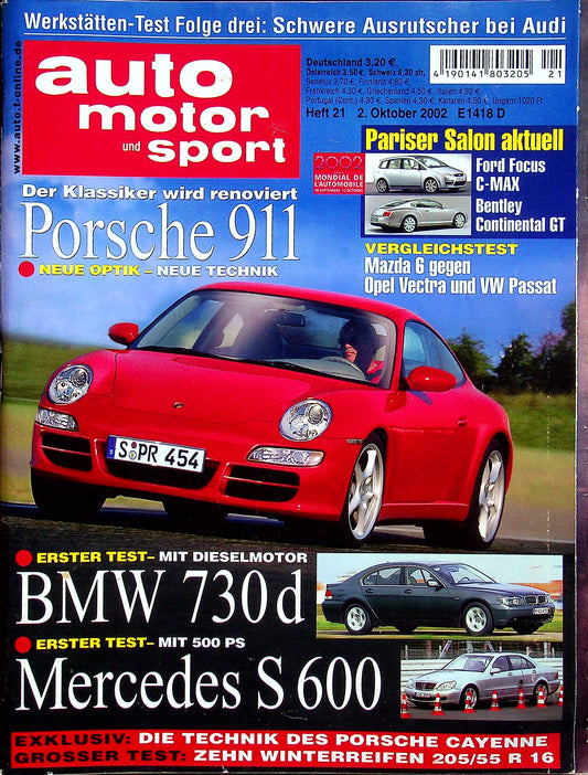 Auto Motor und Sport 21/2002