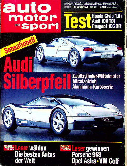 Auto Motor und Sport 22/1991