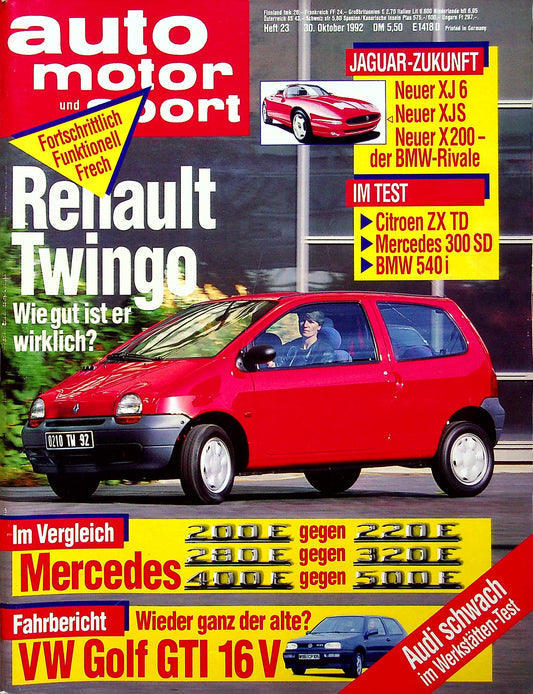 Auto Motor und Sport 23/1992