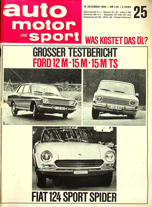 Auto Motor und Sport 25/1966