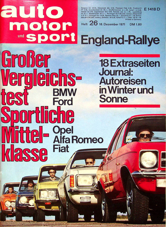 Auto Motor und Sport 26/1971
