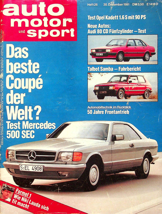 Auto Motor und Sport 26/1981